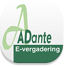 Adante e-vergadering app icon