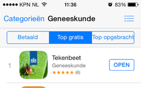 Tekenbeet app nummer 1 positie in de App Store