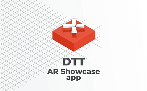 Nu live: de DTT AR Showcase app