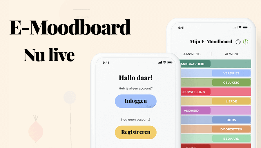 Nu live: de E-Moodboard app