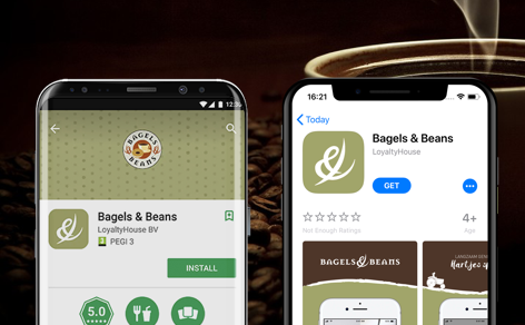 Nu live: Bagels & Beans loyalty app